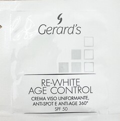 Vzorek: RE-WHITE Vybělující anti-age krém proti pigmentovým skvrnám SPF 50 3 ml